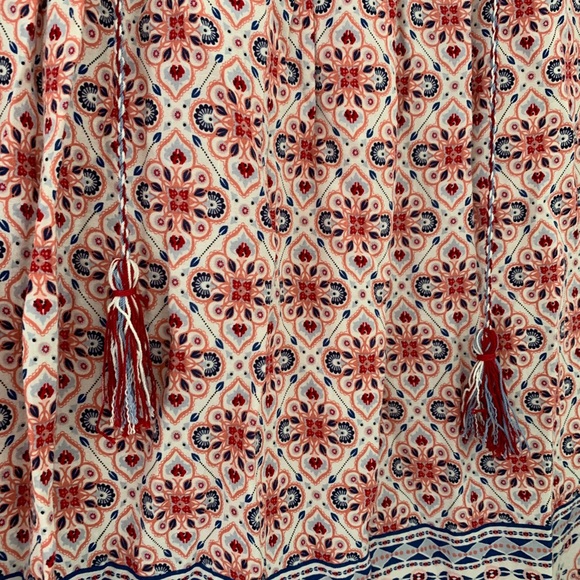 Max Studio Floral 70s Style Boho Blouse - Picture 2 of 2